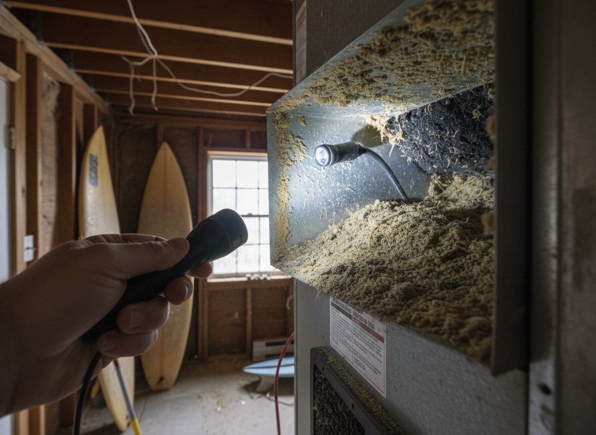 How to Spot Dust and Pollen Buildup in Air Ducts After a Jersey Shore Winter