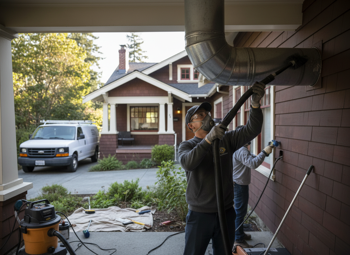 air duct and dryer vent cleaning in Berkeley